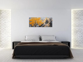 Kép – Arany fa a hegyekben (120x50 cm)