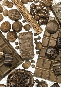 Poszter 21x29,7cm Csokoládék és kekszek, Assaf Frank