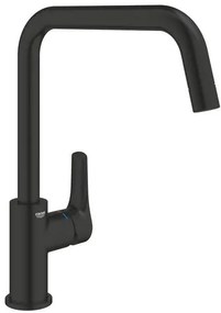 Mosogató csaptelep GROHE Eurosmart forgó karral fekete matt 305672430