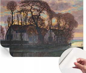 Modern öntapadós fotótapéta falra Esti tájkép 152x104 cm