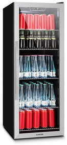 Klarstein Beersafe 6XL, italhűtőszekrény, 201 liter, 0 -10°C, üveg, G energiahatékonysági osztály, rozsdamentes acél