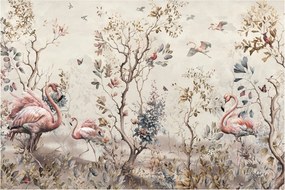 Kép - Rajz flamingókról (90x60 cm)