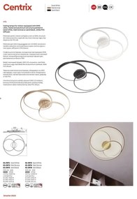 Redo 01-2973 - LED Mennyezeti lámpa CENTRIX LED/92W/230V bronz