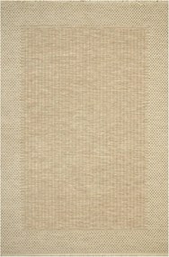 Zsinóros Szőnyeg Krém Bézs Téglalap Alakú Rojtokkal Oria 200x290 cm