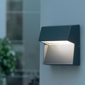 Elstead modern kültéri led lámpa freyr grafit elsfreyr-sq IP54