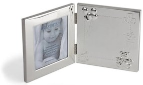 Ezüstszínű fém álló-fali képkeret 17x22 cm Happy Baby – Zilverstad