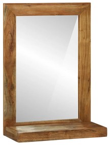 Fürdőszoba Tükör 50x22x70 cm Szilárd Akác