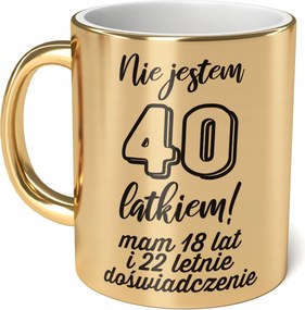 Kerámia bögre 330 ml Nem vagyok 40 A 40 Születésnap Ajándék Férfinak