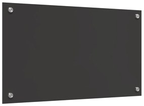 Konyhai Háttérpanelek Sötétszürke 70x40x0,6 cm Edzett Üveg