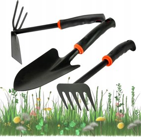 Kerti Szerszámkészlet Kerti Kapa Karmokkal, Lapáttal, Gereblyével