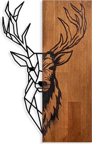 Red Deer 1 fa-fém faldekoráció
