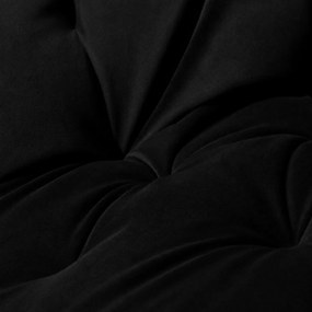 Cherry Velvet étkezőszék fekete