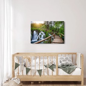 Kép - Plitvicei-tavak (90x60 cm)