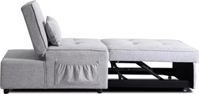 Dönthető, alvófunkciós fotel iberis 67 cm szürke, fotel