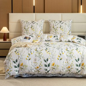 Mikroszálas ágyneműhuzat CITRUS GARDEN fehér Ágyneműhuzat mérete: 2 db 70 x 90 cm | 200 x 220 cm