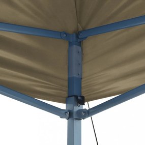 összecsukható, felállítható sátor 3 x 4,5 m krémfehér