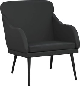 vidaXL fekete műbőr fotel 63 x 76 x 80 cm