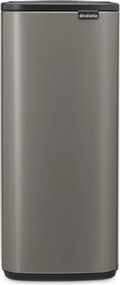 Szürke acél érintésre nyíló szemetes 30 l Bo Touch – Brabantia