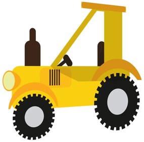 Gario Gyerek falmatrica Szép traktor Méret: 30 x 30 cm