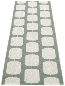 Zöld-krémszínű kültéri-beltéri futószőnyeg 70x200 cm Sten Army – Pappelina