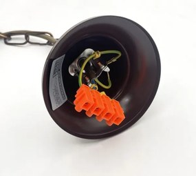 ANTON láncos csillár 5xE14/15W/230V bronz