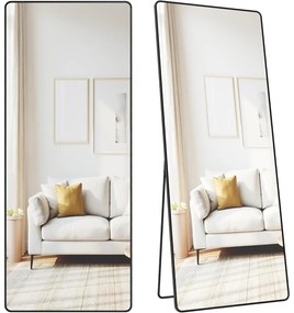 állótükör, 165 x 60 cm, fekete