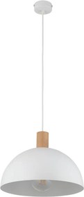 TK LIGHTING 4851 OSLO Modern Függesztett Lámpa Fehér E27 IP20