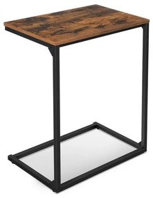 Kisasztal ELDUR barna/fekete