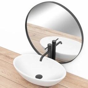 REA-U4603 - Ráültethető mosdó PAMELA 33x53 cm kerámia/fényes fehér