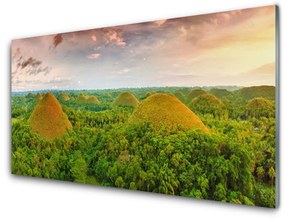 Üvegkép Jungle-erdő Természetvédelmi 120x60cm 2 fogas