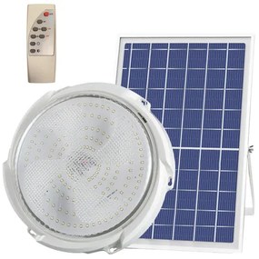 NAPELEMES MENNYEZETI LÁMPA, KÜLÖNÁLLÓ NAPELEM PANELLEL - KEREK, 100W 50W 200W 300W Választható