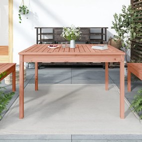 vidaXL tömör duglászfenyő kerti asztal 121 x 82,5 x 76 cm