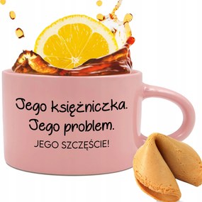 Csésze Rózsaszín 200ml Valentin napi ajándék Probléma Jóslás Sütemény