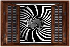 Poszterek 60x40 Absztrakt fekete-fehér