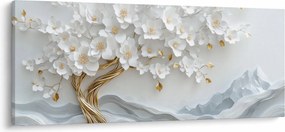 Kép – 3D elegáns életfa (120x50 cm)