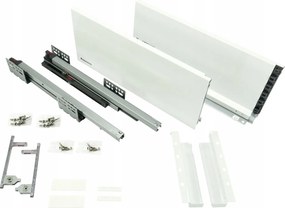 Fiók Fehér, Vékony Oldalú Futura 30 CM H172 Magas 40KG 80 Ezer Ciklus