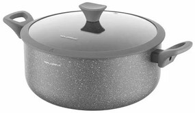 Florina Alumínium pot with lid by Mateusz Gessler,28 cm, 6,9 l