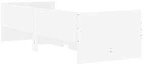 fehér ágykeret fiókokkal 100x200 cm