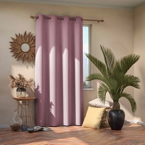 Restilo Blackout EYELETS függöny, rózsaszín, 140 x 245 cm
