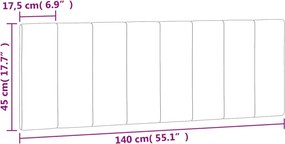sötétzöld bársony fejtámla párna Hanko 140 cm