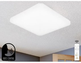 LED Dimmelhető mennyezeti lámpa hangvezérléssel OPAL LED/48W/230V + távirányító