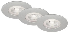Briloner - KÉSZLET 3x LED Dimmelhető fürdőszobai lámpa LED/4,9W/230V IP44