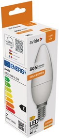 Avide LED Candle 6.5W E14 806LM NW 4000K