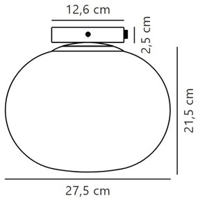 Nordlux - Mennyezeti lámpa ALTON 1xE27/25W/230V