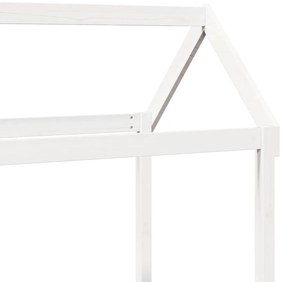 fehér tömör fenyőfa gyerekágytető 118 x 70 x 176,5 cm