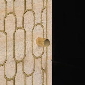 tömör mangófa tálalószekrény 80 x 33 x 75 cm