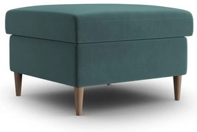 Petróleum színű bársony lábtartó Kyoto – Cosmopolitan Design