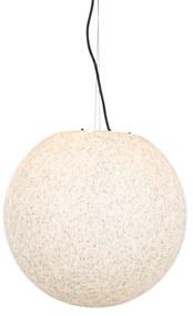 Modern kültéri lógólámpa szürke 45 cm IP65 - Nura