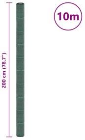 zöld PP talajtakaró membrán 2x10 m