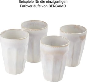 BERGAMO Latte Macchiato bögre 330ml, fehér